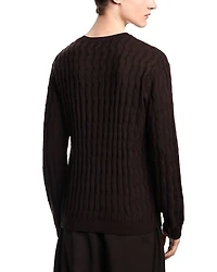 Regular Fit Geometric Jacquard Sweater
