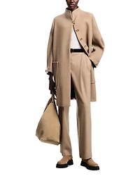 Mock Neck Coat