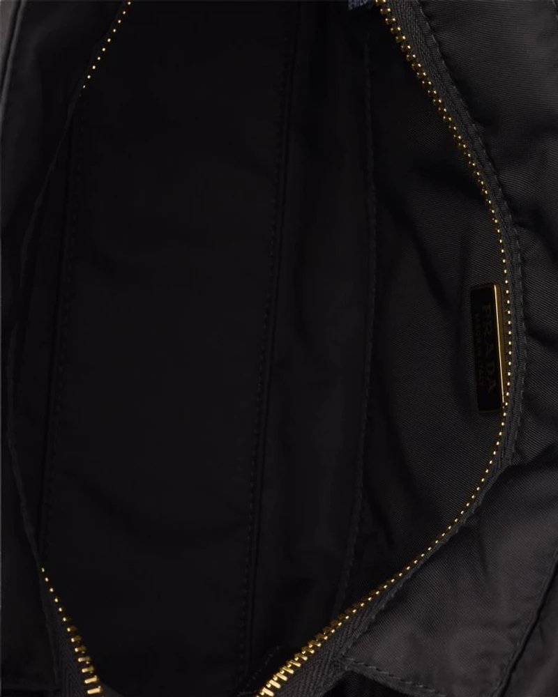 Explore Medium Re-Nylon Shoulder Bag With Flap