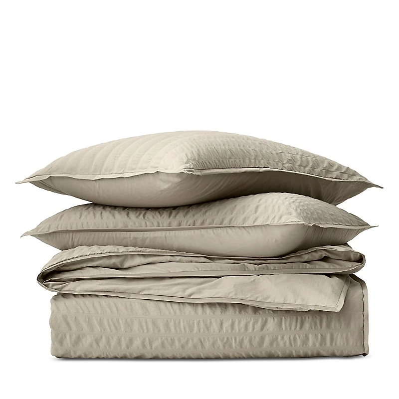 Boll & Branch Relaxed Seersucker Duvet Set