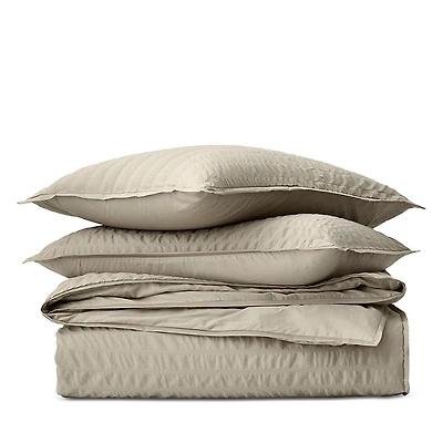 Boll & Branch Relaxed Seersucker Duvet Set