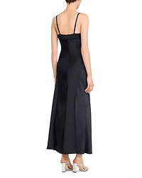 Fluid Satin Maxi Slip Dress