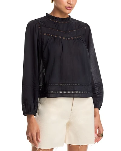 Reyna Lace Trim Top