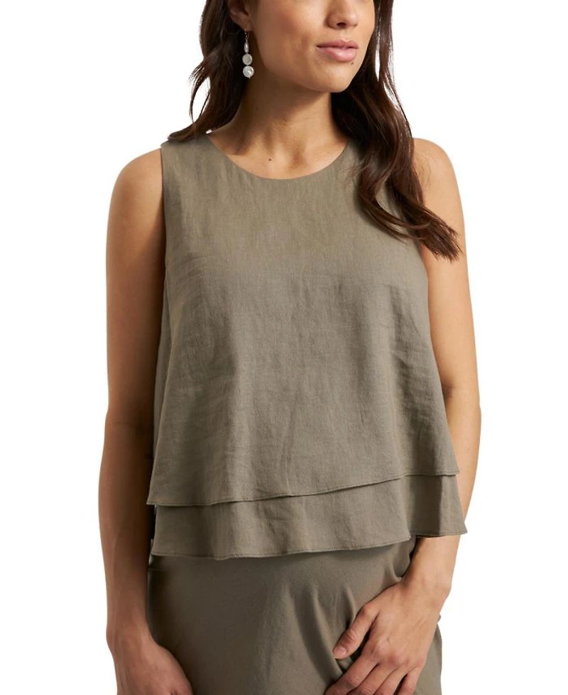 Peyton Linen Nursing Top
