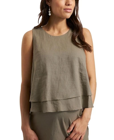 Peyton Linen Nursing Top