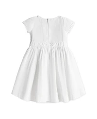 Hope & Henry Heirloom Girls' Organic Tulip Sleeve Swiss Dot Party Dress - Little Kid, Big Kid