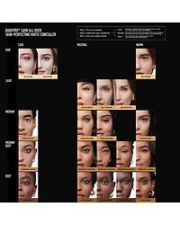 BAREPRO 16HR Wear All Over Skin Perfecting Matte Concealer Mineral SPF 25