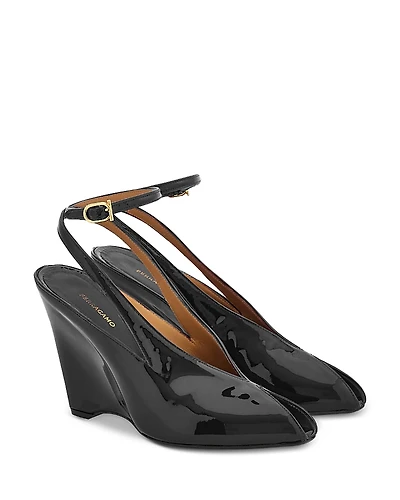 Ferragamo Women's Arcadia 95 Vitellino Pumps