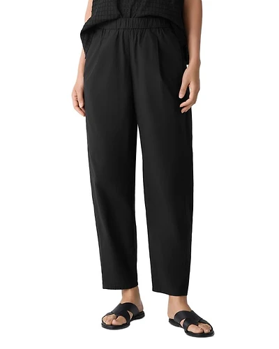 Pleated Lantern Ankle Pants