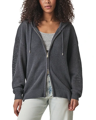Splendid Nala Zip Up Hooded Sweater