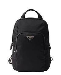 Re-Nylon and Saffiano Leather Backpack