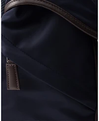 Re-Nylon and Leather Backpack