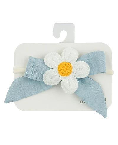 oh baby! Tie Bow Headband - Crochet Daisy