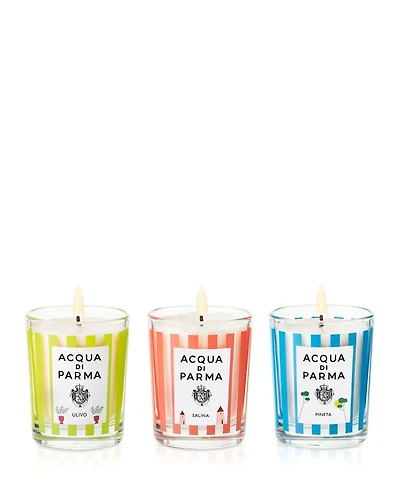 Summer Scented Candle Trio