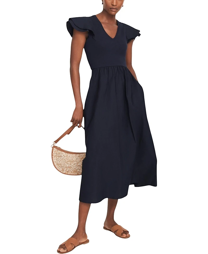 Mint Velvet Women's Jersey Midi Dress