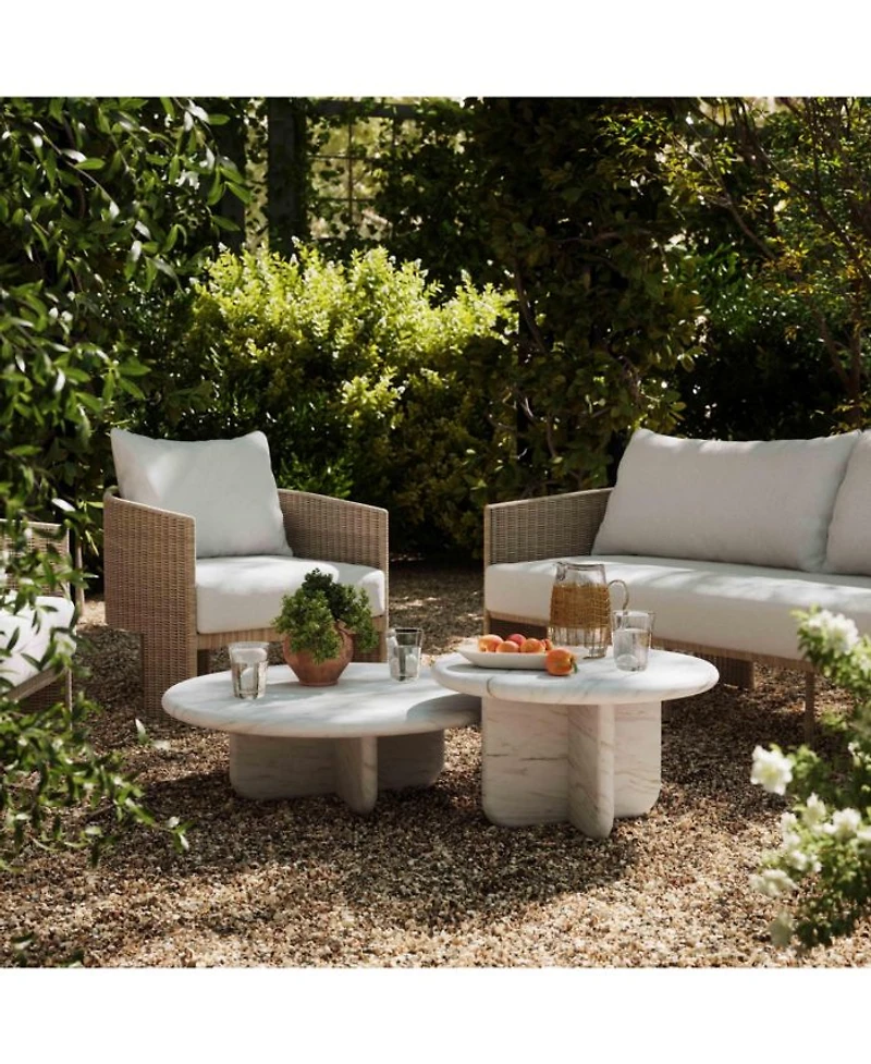 Juju Marble Indoor-Outdoor Coffee Table