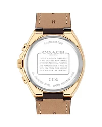 Jackson Leather Strap Watch, 44.1mm
