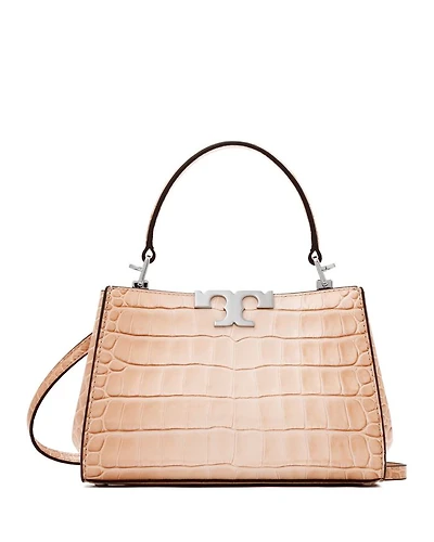 Eleanor Croc-Embossed Mini Satchel