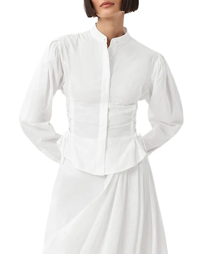 Evanna Lace Up Shirt