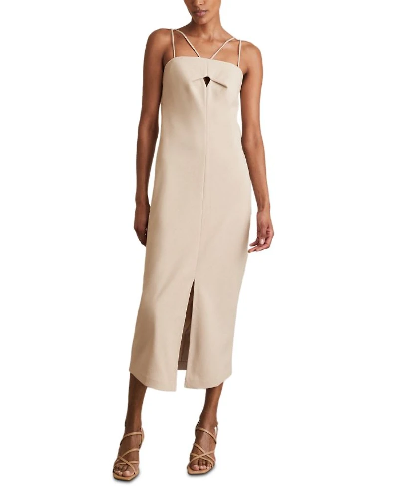 Juni Fitted Midi Dress