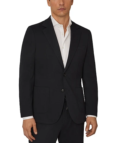 Reiss Gerrard Regular Fit Textured Jersey Knit Blazer