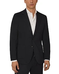 Reiss Gerrard Regular Fit Textured Jersey Knit Blazer