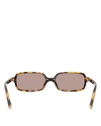 Regard Rectangle Sunglasses, 52mm