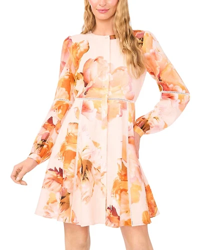 Button Front Linen Dress