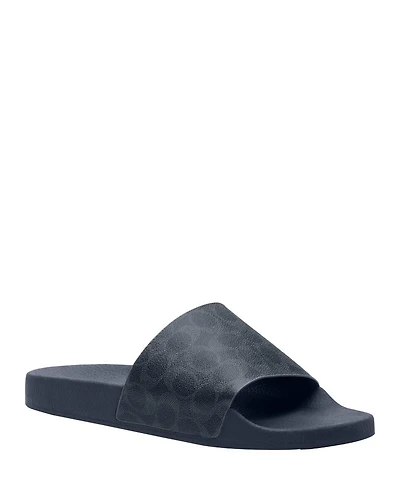 Men's Signature Canvas Pool Slides