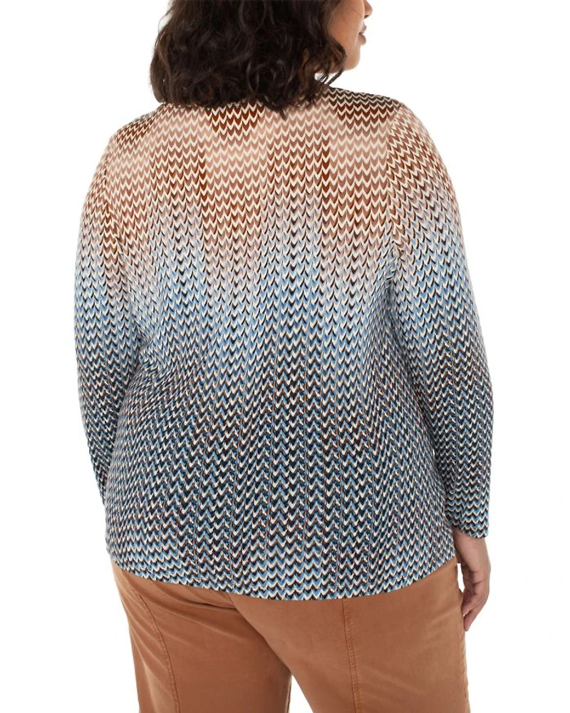Ombré Print Top
