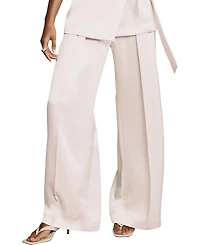 Mint Velvet Women's Pleated Wide Leg Trousers