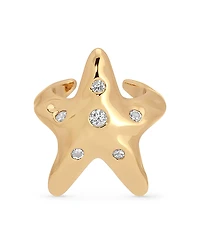 Ettika Pave Starfish Luxe Ear Cuff