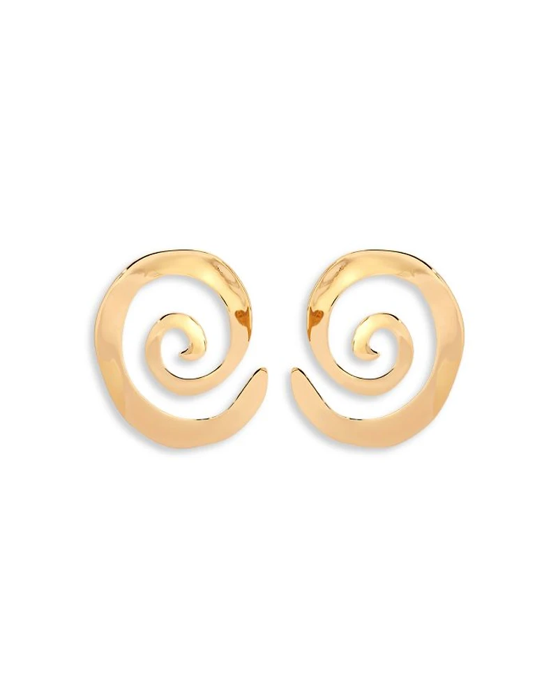 Aura Swirl Drop Earrings