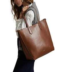 Bellport Leather North-South Tote
