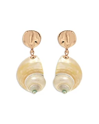 Sunken Treasure Shell Drop Earrings