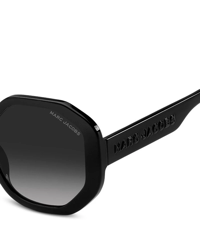 Round Geometrical Sunglasses, 53mm