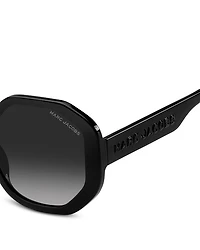 Round Geometrical Sunglasses, 53mm