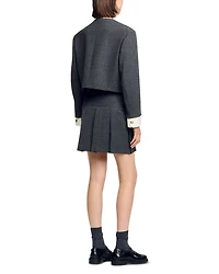 Mini Rhinestone Suit Skirt