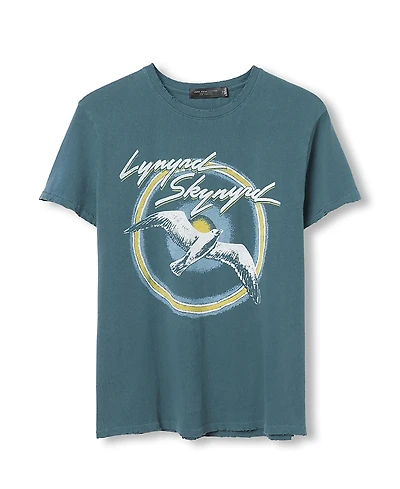 Junk Food Clothing Women's Lynyrd Skynyrd Bird Vintage Tee
