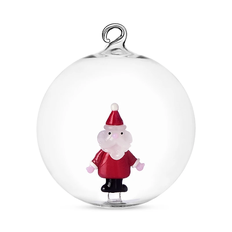 Ichendorf Santa Glass Ornament