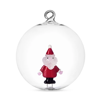 Ichendorf Santa Glass Ornament