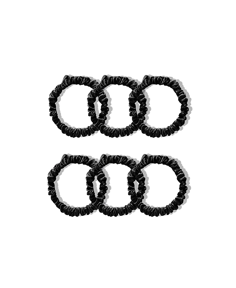 Drowsy Skinny Scrunchie, Set of 6