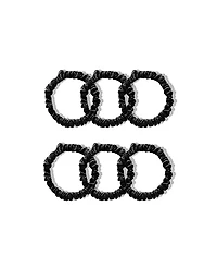 Drowsy Skinny Scrunchie, Set of 6