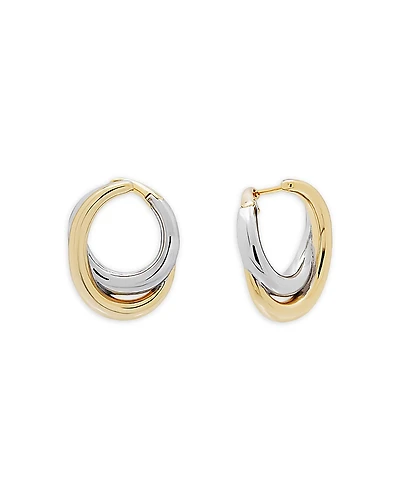 Shashi Cassie Two Tone Twist Earrings