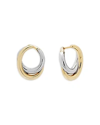 Shashi Cassie Two Tone Twist Earrings