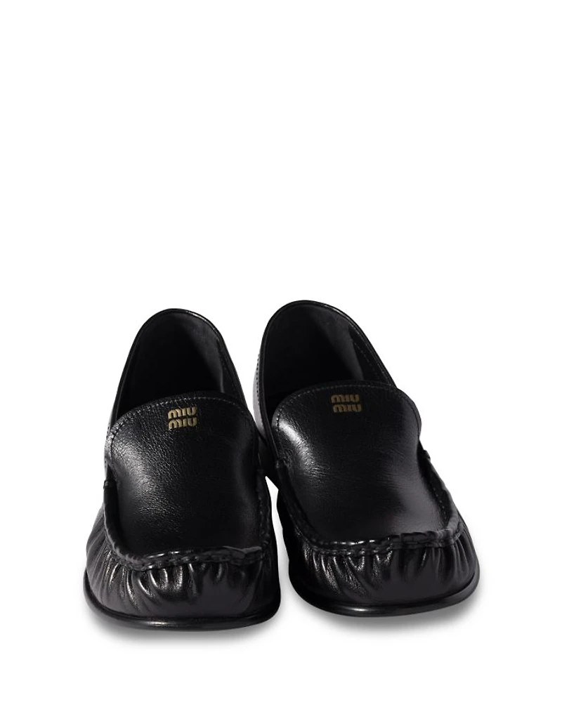 Women's Mocassini Leather Moccasin Loafers