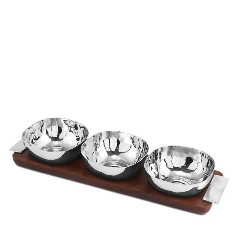 Reflective Triple Bowl