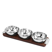 Reflective Triple Bowl