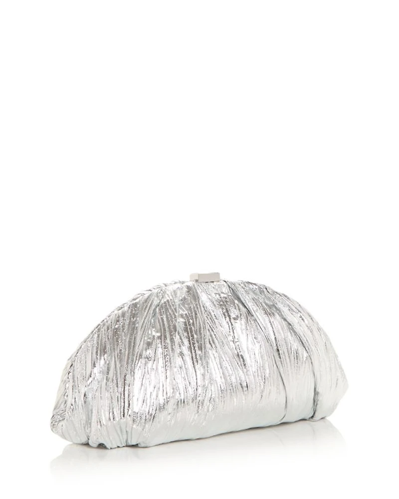 Gathered Pleat Convertible Clutch