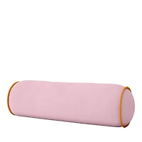 Laura Park Two Toned Round Bolster Pillow